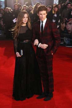 UNITED KINGDOM, London: Eddie Redmayne and wife Hannah Bagshawe attend the UK premiere of The Danish Girl at Odeon Leicester Square in London on December 8, 2015. 