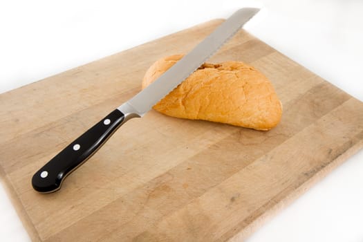 getting ready to slice bread 