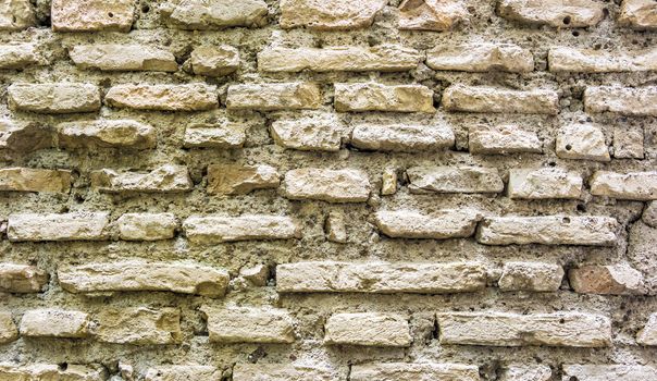 Details of a bricked ancient wall