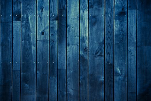 Dark Blue Wood Background. Blue Painted Wood Background.