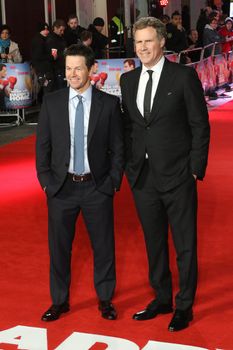 UK, London: Mark Wahlberg and Will Ferrell hit the red carpet at Leicester Square in London on December 9, 2015 for the premiere of their new film, Daddy's Home.