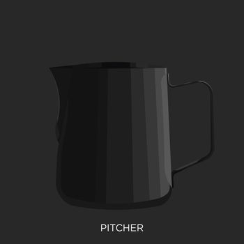A pitcher is a container with a spout used for storing and pouring contents which are liquid in form. Generally a pitcher also has a handle, which makes pouring easier.