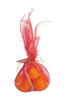 Oranges in chinese new year red bag, Chinese New Year decoration