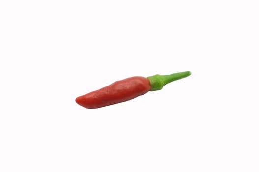 Thai chili pepper, red and green colors