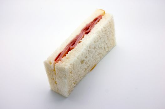 Sandwich with pork ham