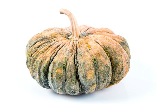 Fresh pumpkin isolated on white background