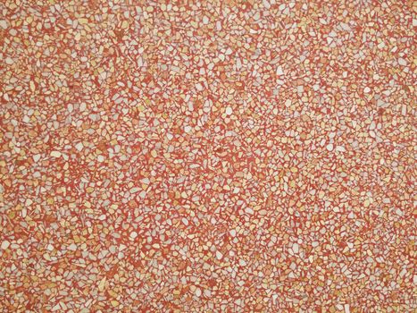 texture of orange terrazzo floor