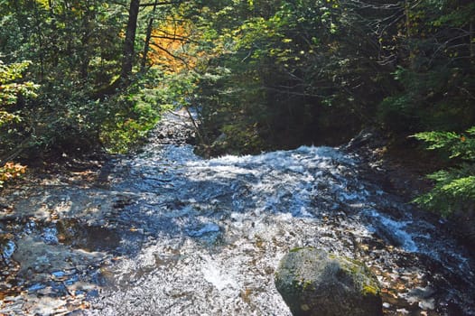Beautiful river in Nagano Japan