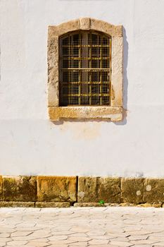 Window in the Wall of Portuguese Home