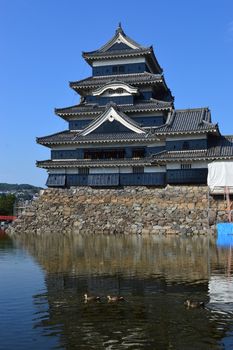 Matsumoto castle in Nagano, Japan
