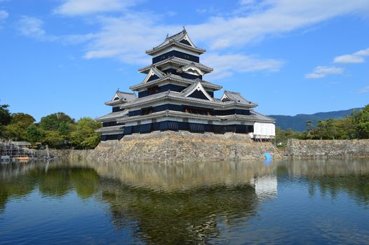 Matsumoto castle in Nagano, Japan