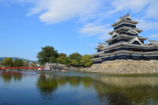 Matsumoto castle in Nagano, Japan