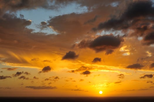 Sunset in Sann Juan Del Sur Nicaragua