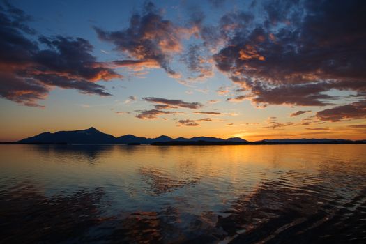 Sunset in Alaska 