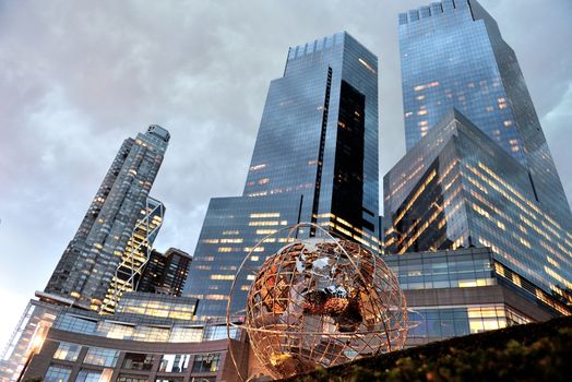 Sculptor of Earth in front of Trump Towers in Manhattan, New York City, New York