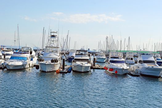 Ferries on the port