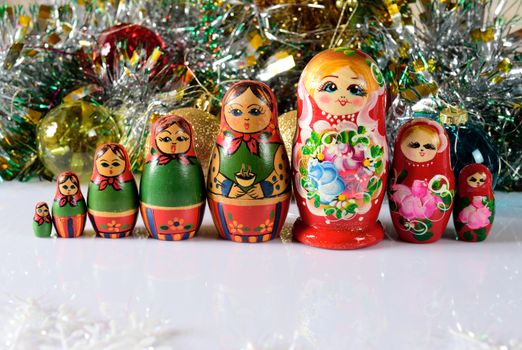 Decoration for merry christmas and happy new year