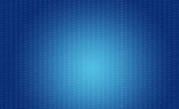 Source code technology blue background with numbers