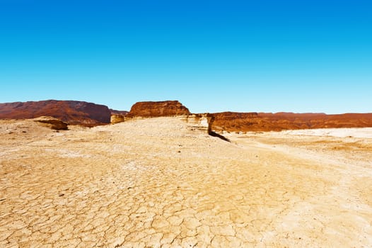 Sandy Hills of the Negev Desert in Israel