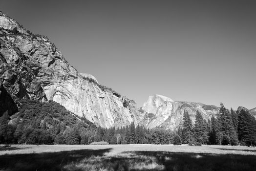 Mountain landscape in the Sierra Nevada mountains, California