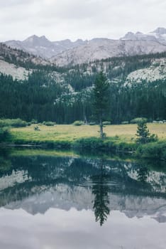 Mountain landscape in the Sierra Nevada mountains, California