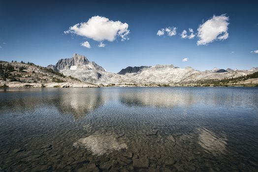 Mountain landscape in the Sierra Nevada mountains, California