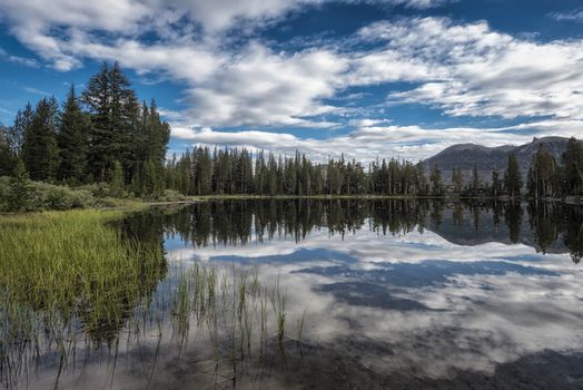 Mountain landscape in the Sierra Nevada mountains, California