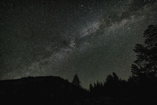 Mountain landscape in the Sierra Nevada mountains, California