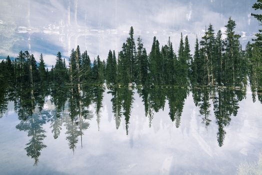 Mountain landscape in the Sierra Nevada mountains, California