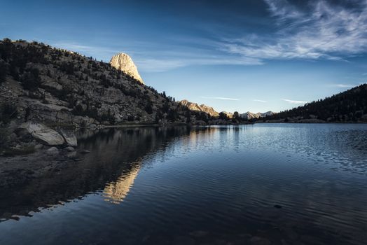 Mountain landscape in the Sierra Nevada mountains, California