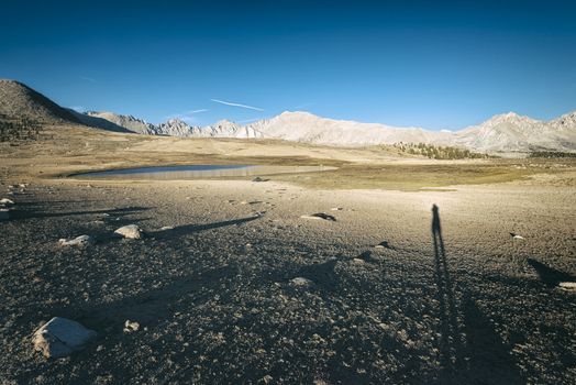 Mountain landscape in the Sierra Nevada mountains, California