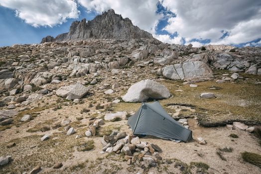 Mountain landscape in the Sierra Nevada mountains, California