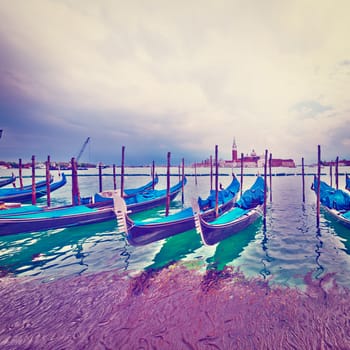 View of San Georgio Maggiore Island in Venice, Instagram Effect