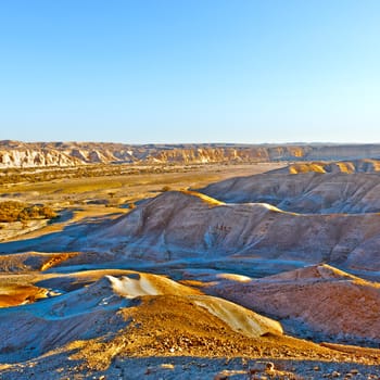 Rocky Hills of the Negev Desert in Israel