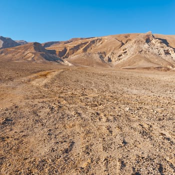 Rocky Hills of the Negev Desert in Israel