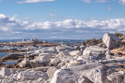 Scenery on the beautiful,rugged Nova Scotia atlantic ocean coast