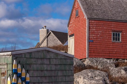 Scenery on the beautiful,rugged Nova Scotia atlantic ocean coast