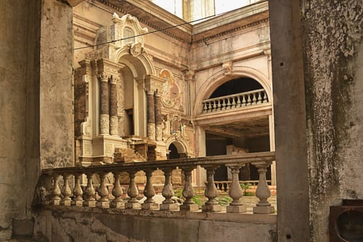 Part of ruins Church in Nicaragua Managua