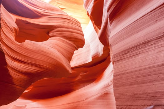 Lower Antelope Canyon  textures and backgrounds of intense colors and swirl patterns in limestone formations Page Arizona USA