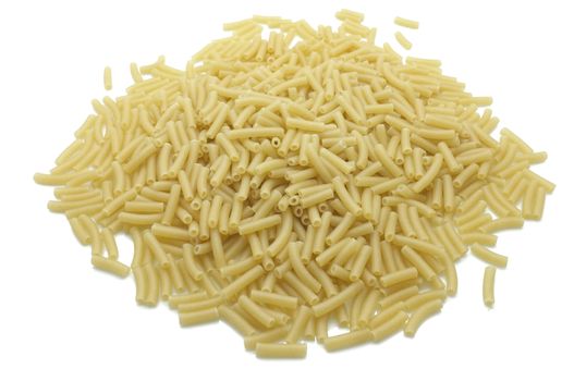 Dry Italian macaroni, pasta