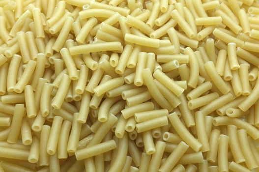 Dry Italian macaroni, pasta