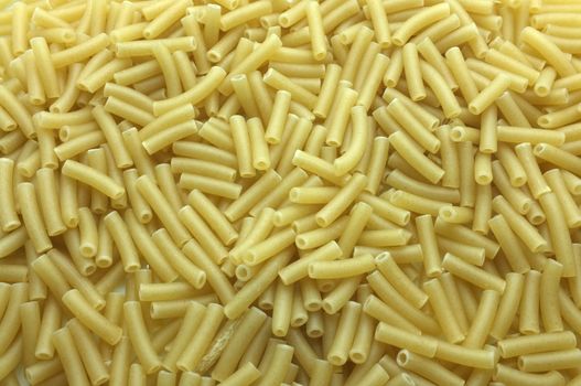 Dry Italian macaroni, pasta