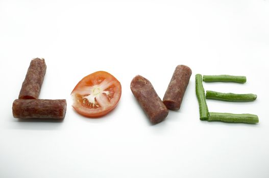 Food message love