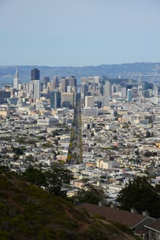 twin peaks overlook at san francisco