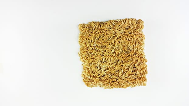 isolated instant noodle in white background