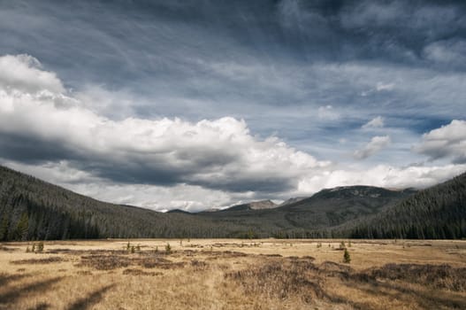 Rocky Mountains National Park Landscape, Colorado, USA