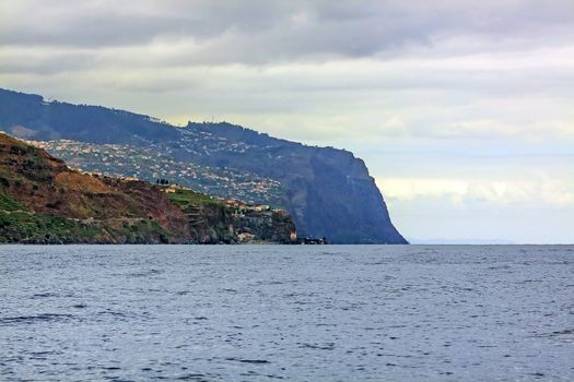 Offshore view near Calheta / Madalena do Mar, Madeira - view towards Ponta do Sol