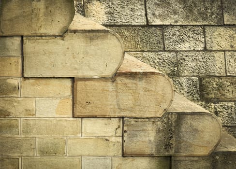 abstract background or Texture of old sandstone stone steps