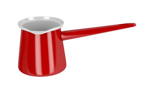 Coffee pot isolated on white background 