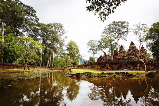 Angkor Wat Temple in Siem Reap in Cambodia